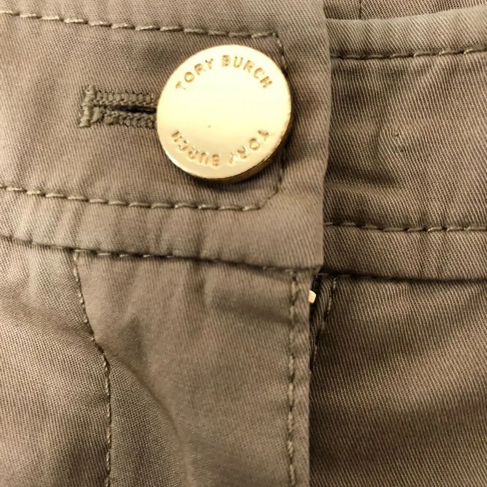 Tory Burch beige Capri pants 10